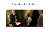 Interview inspirations