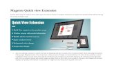 Magento quickview extension