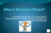 NR 525 Introduction Who is Shannon Olivieri