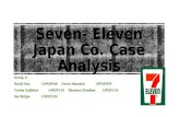 Seven- Eleven Japan Co. Case Analysis