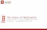 Cinder - status of replication