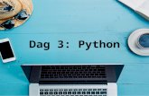 Tjejer kodar 100 - Dag 3 - Python