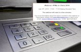 ATMs in China 2014
