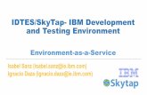 IDTES/Skytap: Entornos de desarrollo (as-a-service)