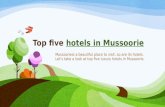 Hotels of mussoorie