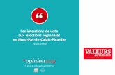 OpinionWay pour Valeurs Actuelles - Les intentions de vote aux élections régionales en NPCP / Novembre 2015
