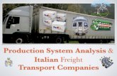 Production System Analysis & Italian Transport Companies
