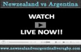 Newzealand vs Argentina 20 Sep 2015 Live