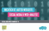 Wichtich is' auf’er Webseite: Social Media Kanäle in der Web-Analyse abbilden