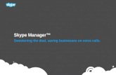 Business phone system - Skype manager