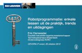 IT is happening now 2015: Robotprogrammatie (Eric Demeester)