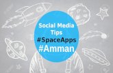 Social Media Tips #spaceapps