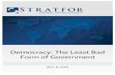 Democracy: The Least Bad Form of Government