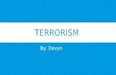 Terrorisum finished powerpoint Devyn