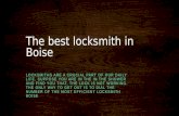 Expert locksmith in boise