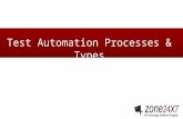 Test Automation Processes and Types
