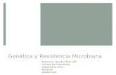 Curso de Microbiología - 06 -  Genética y Resistencia Microbiana