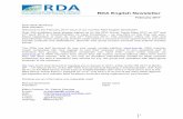 RDA English Newsletter February 2017