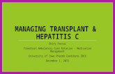 Case presentation - transplant and hep c - shiny 12-1-15