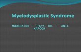 Myelodysplastic syndrome by dr narmada