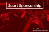 Sponsorship in Sports Events - An NFL Perspective