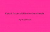 Retail accessibility in the shoals