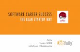 Software Career Success: The Lean Startup Way (PyLadies-Oct-2015)
