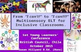 From I Can't to I Can: Multisensory Activities for Inclusive Classrooms  2015