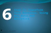 6 step to transform your business, using big data and analytics