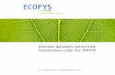 Intended Nationally Determined Contributions under the UNFCCC
