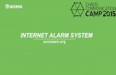 Internet Alarm System workshop
