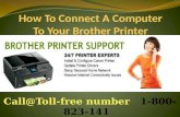 How To Connect A Computer To Your Brother Printer