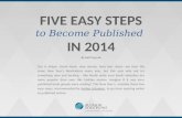 Five Easy Steps to Become Published in 2014