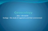 Soils - Geoecology