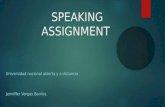 Speaking assignment ingles