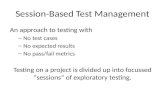 Session-Based Test Management