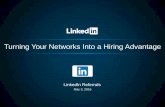 Turning Your Networks Into a Hiring Advantage