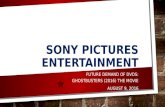 Sony Pictures Presentation: Ghostbusters DVD Forecast