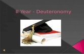 II year -deuteronomy
