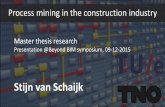 Process mining in the construction industry beyond bim congres
