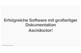 Presentation Erfolgreiche Software mit großartiger Dokumentation - Asciidoctor