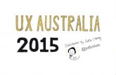 Sketchnotes: UX Australia 2015