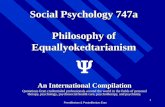 Equallyokedtarianism   - Social Psychology 747-a - Liberal Arts and Humanities
