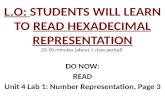 Lesson4.3 u4 l1 hexadecimal representation