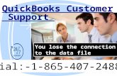 For any issue related quickbooks  customer support 1-865-407-2488
