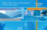 Follow these tips to save energy & money