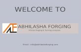 ABHILASHA FORGING Presentation