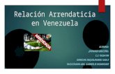 Relación Arrendaticia en venezuela