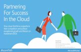 Partnering For Success In the Cloud