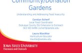 Food Insecurity, Community and Donation Gardens